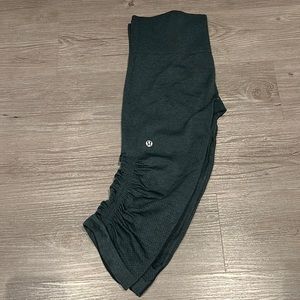 Lululemon crop leggings - forest green